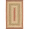 Safavieh 8 x 10 ft. Large Rectangle Braided- Rust and Multi Hand Made Rug BRD303A-8 - alternate 10